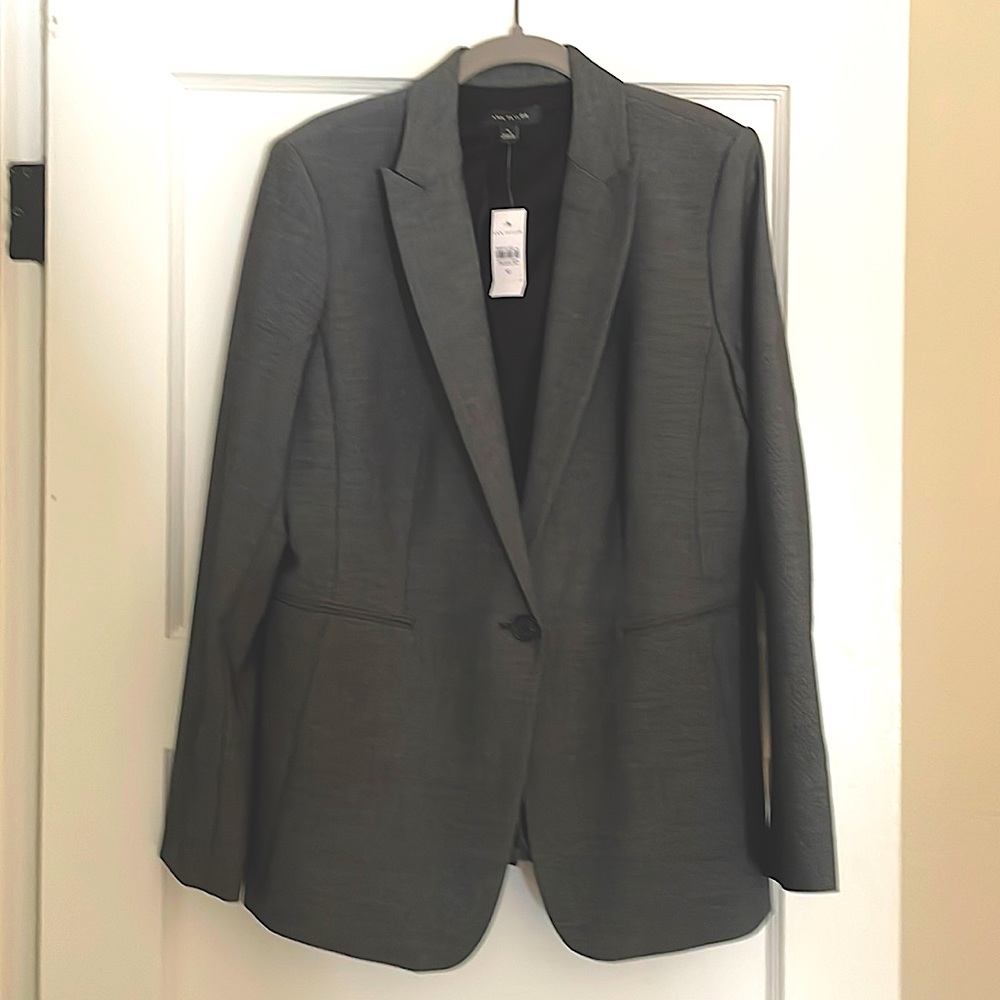 Gray Blazer with tags on.  Ann Taylor size 10.